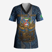 Personalized Italy Lazio Scrub Top Roman Eagle Heritage - Wonder Print Shop