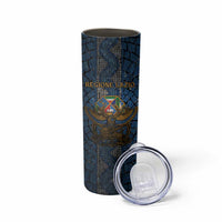 Personalized Italy Lazio Skinny Tumbler Roman Eagle Heritage - Wonder Print Shop