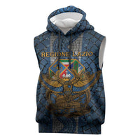 Personalized Italy Lazio Sleeveless Hoodie Roman Eagle Heritage - Wonder Print Shop