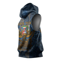 Personalized Italy Lazio Sleeveless Hoodie Roman Eagle Heritage - Wonder Print Shop