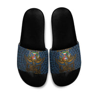 Italy Lazio Slide Sandals Roman Eagle Heritage - Wonder Print Shop