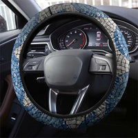 Italy Lazio Steering Wheel Cover Roman Eagle Heritage - Wonder Print Shop