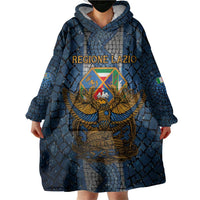 Personalized Italy Lazio Wearable Blanket Hoodie Roman Eagle Heritage - Wonder Print Shop