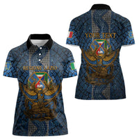 Personalized Italy Lazio Women Polo Shirt Roman Eagle Heritage - Wonder Print Shop