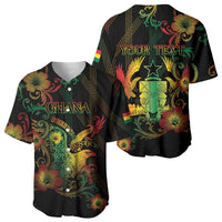 Personalized Ghana Baseball Jersey Eagle Of Freedom And Justice