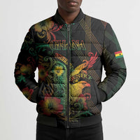 Personalized Ghana Bomber Puffer Jacket Eagle Of Freedom And Justice