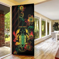 Personalized Ghana Door Cover Eagle Of Freedom And Justice