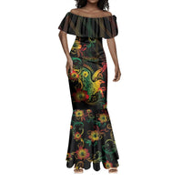 Personalized Ghana Mermaid Dress Eagle Of Freedom And Justice