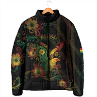 Personalized Ghana Padded Jacket Eagle Of Freedom And Justice