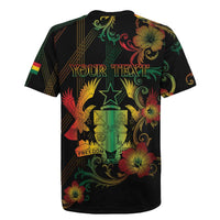 Personalized Ghana Rugby Jersey Eagle Of Freedom And Justice