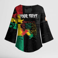 Personalized Guinea Kimono Sleeve Blouse Elephant Soul African