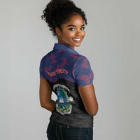 Personalized Liberia Women Polo Shirt Map With Pepper Flowers Scratch Texture