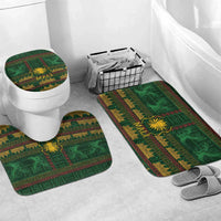 Mali Bathroom Set Golden Sun And Mosque Patterns Retro Style