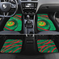 Personalized Mauritania Car Mats African Wildcat From Richat Structure