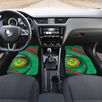 Personalized Mauritania Car Mats African Wildcat From Richat Structure