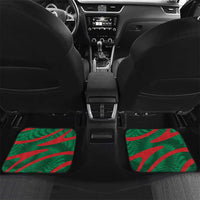 Personalized Mauritania Car Mats African Wildcat From Richat Structure