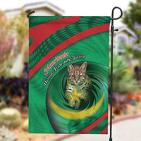 Mauritania Garden Flag African Wildcat From Richat Structure