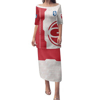 Greenland Family Matching Puletasi and Hawaiian Shirt Coat Of Arms Unique Style