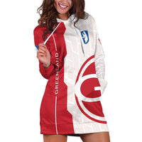 Greenland Hoodie Dress Coat Of Arms Unique Style