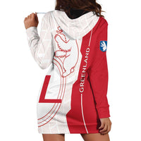 Greenland Hoodie Dress Coat Of Arms Unique Style