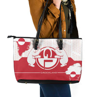 Greenland Leather Tote Bag Coat Of Arms Unique Style