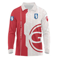 Greenland Long Sleeve Polo Shirt Coat Of Arms Unique Style