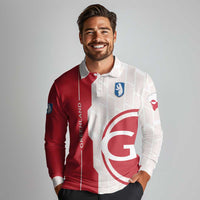 Greenland Long Sleeve Polo Shirt Coat Of Arms Unique Style