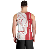 Greenland Men Tank Top Coat Of Arms Unique Style