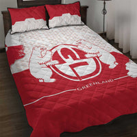 Greenland Quilt Bed Set Coat Of Arms Unique Style