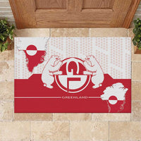 Greenland Rubber Doormat Coat Of Arms Unique Style