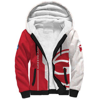 Greenland Sherpa Hoodie Coat Of Arms Unique Style