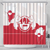 Greenland Shower Curtain Coat Of Arms Unique Style