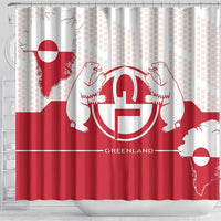 Greenland Shower Curtain Coat Of Arms Unique Style
