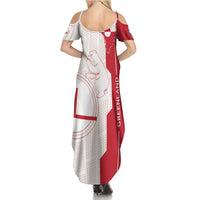 Greenland Summer Maxi Dress Coat Of Arms Unique Style