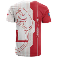 Greenland T Shirt Coat Of Arms Unique Style