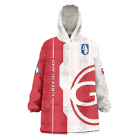 Greenland Wearable Blanket Hoodie Coat Of Arms Unique Style
