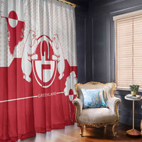Greenland Window Curtain Coat Of Arms Unique Style