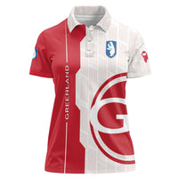 Greenland Women Polo Shirt Coat Of Arms Unique Style
