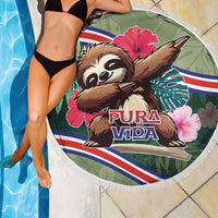 Costa Rica Beach Blanket Pura Vida Dabbing Sloth
