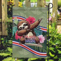 Costa Rica Garden Flag Pura Vida Dabbing Sloth