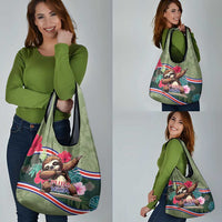 Costa Rica Grocery Bag Pura Vida Dabbing Sloth