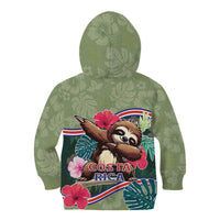 Costa Rica Kid Hoodie Pura Vida Dabbing Sloth