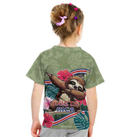 Costa Rica Kid T Shirt Pura Vida Dabbing Sloth