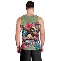 Costa Rica Men Tank Top Pura Vida Dabbing Sloth