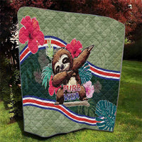 Costa Rica Quilt Pura Vida Dabbing Sloth