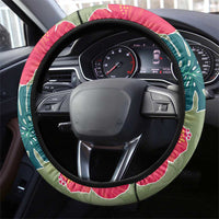 Costa Rica Steering Wheel Cover Pura Vida Dabbing Sloth