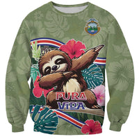 Costa Rica Sweatshirt Pura Vida Dabbing Sloth