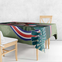 Costa Rica Tablecloth Pura Vida Dabbing Sloth