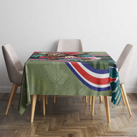 Costa Rica Tablecloth Pura Vida Dabbing Sloth