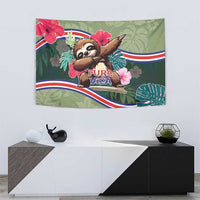 Costa Rica Tapestry Pura Vida Dabbing Sloth